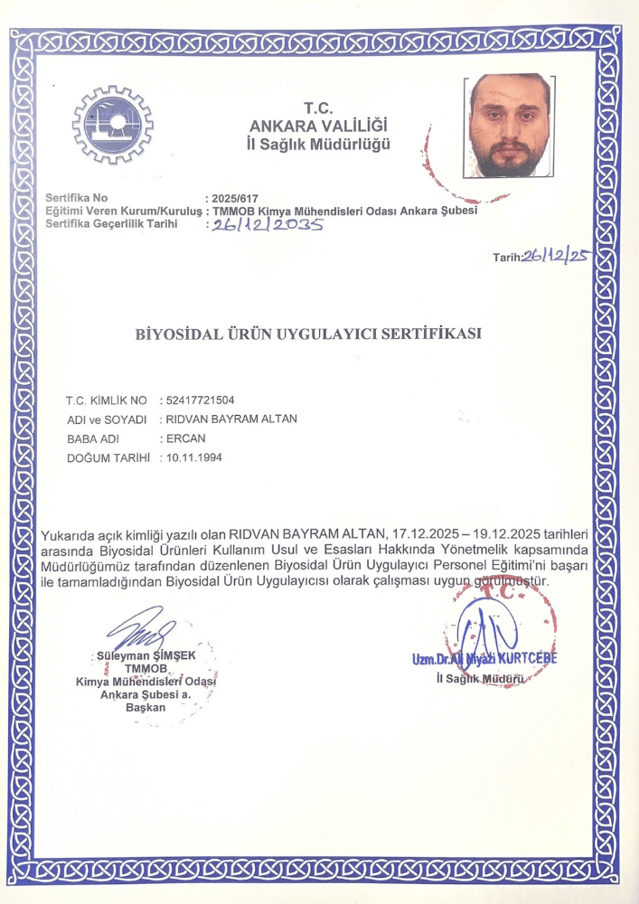 rıdvan biyosidal